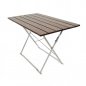 Preview: Hochwertiger klappbarer Biergarten-Tisch 70 cm x 160 cm x 74 cm