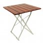 Preview: Hochwertiger klappbarer Biergarten-Tisch 80x80 cm