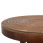 Preview: BEISTELLTISCH NATÜRLICHES RATTAN IN BRAUN FARBE Φ40x45,5cm