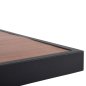 Preview: OUTDOOR-ALUMINIUMTISCH GOBAR ANTHRAZIT MIT HOLZÄHNLICHER TISCHPLATTE 240Χ105Χ75Hcm