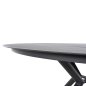 Preview: Runder Gartentisch, höher, ANTHRAZIT, ALUMINIUM, Φ126Χ73Hcm