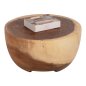 Preview: BEISTELLTISCH POMPU MASSIVES SUARHOLZ Φ58x33,5Hcm