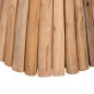 Preview: BEISTELLTISCH RUNDER COOTER TEAK-ZWEIGE IN NATURAL Φ37x50Hcm
