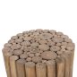 Preview: BEISTELLTISCH RUND TEAK-ZWEIGE IN NATÜRLICHER FARBE Φ29,5x40,5Hcm