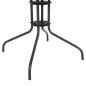 Preview: OUTDOOR-TISCH QUADRATISCH FIGO GRAU METALL-GLAS TISCHPLATTE 80Χ80Χ71Hcm