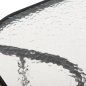 Preview: TISCH ADAM SCHWARZ METALLIC MIT GLASOBERFLÄCHE 120X70X70cm