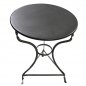 Preview: Metall Tisch in Grau Metallic 0602446