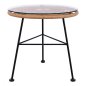 Preview: Moderner Tisch „Allegra I“ in Beige Schwarz