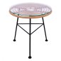 Preview: Moderner Tisch „Allegra I“ in Beige Schwarz