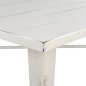 Preview: Metal table in the color white patina 80x80x76 cm