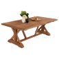 Preview: ESSTISCH KRONOS RECYCELTES TEAKHOLZ IN NATURAL 240x100x75 cm