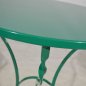 Preview: Metall Tisch in Grün 0602438