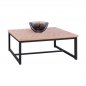 Preview: Couchtisch "Chanelle" in natürlicher Farbe mit schwarzen Füßen 110x59x38 cm