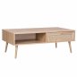 Preview: Couchtisch "Colm" im Rattan Design 110x59x39,5 cm
