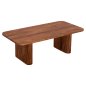 Preview: COUCHTISCH MASSIVES AKAZIENHOLZ IN NATÜRLICHER FARBE 120x60x40Hcm