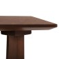 Preview: Couchtisch MDF mit speziellem Eschenfurnier in der Farbe Walnuss, 120 x 60 x 45 cm