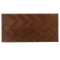 Preview: Couchtisch MDF mit speziellem Eschenfurnier in der Farbe Walnuss, 120 x 60 x 45 cm