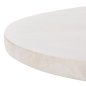 Preview: COUCHTISCH OVAL HONKY MANGOHOLZ MASSIV IN WEISS 120x60x40Hcm