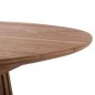 Preview: COUCHTISCH RUND MASSIVES MINDIHOLZ-NATÜRLICH Φ80X45H cm