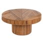Preview: COUCHTISCH RUND GATSBY RATTAN IN NATÜRLICHER FARBE Φ100x50Hcm