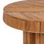 Preview: COUCHTISCH RUND GATSBY RATTAN IN NATÜRLICHER FARBE Φ100x50Hcm