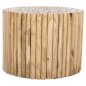 Preview: COFFEE TABLE ROUND TEAK BRANCHES- NATURAL Φ60,5x46Hcm