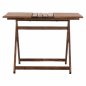 Preview: TABLE DIRECTED MASS LIME BEECH IMPETING WALNUT 100x60x75 cm.