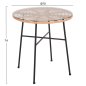 Preview: ESSZIMMERTISCH, RUND, ALLEGRA, SCHWARZ, METALL-PE-RATTAN, IN NATUR, Φ70x74Hcm