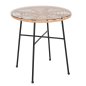 Preview: ESSZIMMERTISCH, RUND, ALLEGRA, SCHWARZ, METALL-PE-RATTAN, IN NATUR, Φ70x74Hcm