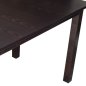 Preview: Rechteckiger Tisch aus Buchenholz in Wenge 120x80x72H cm