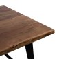 Preview: Tisch Alicia  aus massivem Akazienholz 200x95x78 cm | Baumstamm Möbel