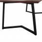 Preview: ESSTISCH AUS NUSSBAUM-FURNIER IM RUSTIKALEN STIL WW9304.02 200x100x75 cm