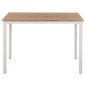 Preview: ESSTISCH SONAMA MDF-WEIßE METALLBEINE 120X80Χ75Hcm