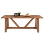 Preview: ESSTISCH RECYCELTES TEAKHOLZ IN NATÜRLICHER FARBE 200x90x75Hcm