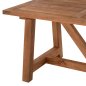 Preview: ESSTISCH RECYCELTES TEAKHOLZ IN NATÜRLICHER FARBE 200x90x75Hcm