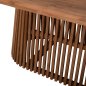 Preview: ESSTISCH REMIK TEAKHOLZ IN NATUR 100x200x75,5Hcm. TISCHPLATTE 4cm