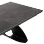 Preview: ESSTISCH TEGATT KERAMIKPLATTE AUSZIEHBAR-SCHWARZ 180-260x90x77Hcm