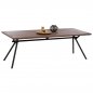 Preview: ESSTISCH AUS WALNUSSFURNIER IM RUSTIKALEN STIL WW9303.02 220x90x75 cm