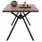 Preview: ESSTISCH AUS WALNUSSFURNIER IM RUSTIKALEN STIL WW9303.02 220x90x75 cm