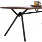 Preview: ESSTISCH AUS WALNUSSFURNIER IM RUSTIKALEN STIL WW9303.02 220x90x75 cm