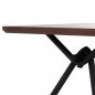 Preview: ESSTISCH AUS WALNUSSFURNIER IM RUSTIKALEN STIL WW9303.02 220x90x75 cm