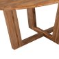 Preview: Esstisch in ovaler Form aus recyceltem Teakholz, 209 x 109 x 80 cm