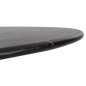 Preview: OVALE ESSTISCH DRAXX MASSIVE AKAZIE-SCHWARZ-MARMOR 200x100x76cm