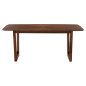 Preview: DINING TABLE RECTANGULAR MDF WITH WALNUT SUNBURST VENEER 180x90x76Hcm
