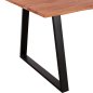 Preview: Tisch aus massivem Akazienholz  200x100x77Y cm | Baumstamm Möbel
