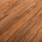 Preview: RUNDER ESSTISCH AUS TEAKHOLZ MIT KREUZBEIN DESIGN UND METALLBEINEN Φ150x78cm