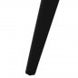 Preview: ESSTISCH RUNDE MDF-PLATTE EICHE HOLZFURNIER RUSTIKALER STIL Φ120x75 cm WW9306.01