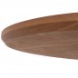 Preview: DINING TABLE ROUND MDF TOP WITH OAK WOOD VENEER RUSTIC STYLE Φ120x75cm WW9307.01