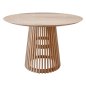 Preview: RUNDER TISCH MINDIHOLZ NATURFARBE Φ150x78Hcm