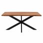 Preview: Esstisch 160x90x77 Montana Superior 3.5 Dicke massive Akazie
